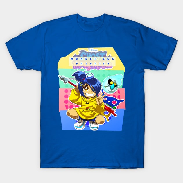 The Ghost and Molly McGee - Wonder Egg Priority - Crossover (T-Shirt) T-Shirt by Reddanmanic